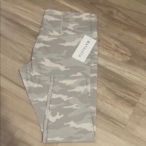 Athleta Woman’s Camouflage Leggings - Cream and Beige